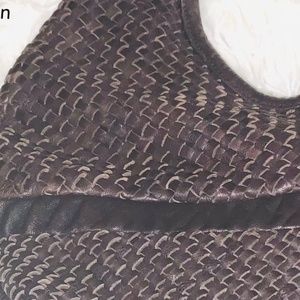 MONSERAT De LUCCA chocolate brown hobo bag